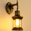 Axyaa Industrial Glass Wall Lamp for Bar Cafe Bedroom Aisle Corridor Stairway