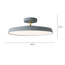 Axyaa Nordic LED Ceiling Light | Modern Round Aluminum Designer Lamp