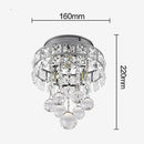 Axyaa Modern Crystal LED Ceiling Light for Home Decor and Lighting