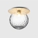 Axyaa Glass Ball Ceiling Light Fixture for Bedroom, Hallway, Stairs - Modern Home Lighting