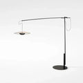 Axyaa Minimalist Metal Floor Lamp with Personality Grain Design and LED Lighting