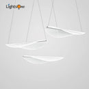 Axya Acrylic Leaf Pendant Lights for Living Room and Dining Room