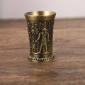 Axyaa Retro Egyptian Wine Glasses Set - Creative Cocktail and Shot Glass Pair