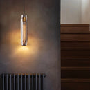 Axya Crystal Copper Chandelier: American Minimalist Pendant Lamp for Living Room & Bedroom