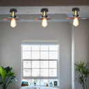 Axya Vintage Industrial Ceiling LED Light Fixture for Home Kitchen Bar