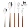 Axyaa Stainless Steel Cutlery Set for Dining - 20-Piece Complete Tableware Collection