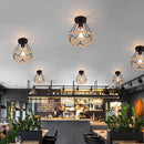 Axyaa Industrial Cage Ceiling Light for Living Room Kitchen Loft Decor.