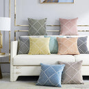 Axyaa Velvet Cushion Cover 45x45cm Nordic Style Embroidered Home Decor Pillow