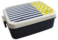 Axyaa Navy Style 1 Layer Bento Box 670ml, Japanese Microwave Lunch Container