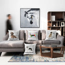 Axyaa Dachshund Dog Velvet Cushion Cover for Living Room Sofa - Home Decor Pillowcase