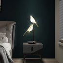 Axyaa Postmodern Bird LED Floor Lamp Golden Luxury for Living Room & Bedroom