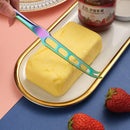 Axyaa Stainless Butter Knife Fork Cake Spreader Western Breakfast Tableware