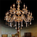 Axyaa European Crystal LED Chandelier Pendant Light for Home Hotel Hall