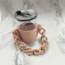 Axyaa PU Leather Water Bottle Holder With Strap - Stylish Beverage Cover