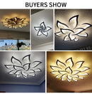 Axya Modern Remote LED Chandelier for Home Decor and Indoor Lighting