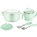 Axyaa Kids Insulation Bowl & Cup Set - Suction Cups, Baby Tableware
