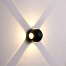 Axyaa Dual-Head LED Wall Light IP65 Waterproof Modern Aluminum Wall Lamp