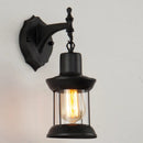 Axyaa Industrial Glass Wall Lamp for Bar Cafe Bedroom Aisle Corridor Stairway