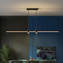 Axyaa Modern Linear LED Pendant Light for Dining Room and Bar Counter