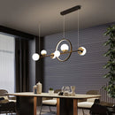 Axya Nordic Black Chandelier: Elegant Lighting for Dining Room, Kitchen, or Home Decor