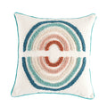 Floral Rainbow Cushion Cover by Axyaa - 45x45cm/30x50cm Loop Tufting Home Décor