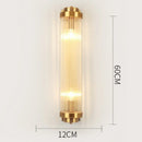 Axyaa Crystal Wall Lamp for TV Background, Living Room, Dining, Bedroom - Modern LED Lighting