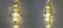 Axyaa Crystal Wall Lamp: Luxury Gold/Silver Sconce for Living Room & Home Decor