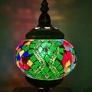 Axyaa E14 Glass Mosaic Table Lamp - Mediterranean Turkish Style