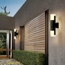 Axyaa Outdoor Wall Mount LED Sconce Light Black Gold IP65 Waterproof Garden Porch Lamp