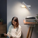 Axyaa Nordic Rotating Wall Lamp, Modern Minimalist LED Bedroom Lighting