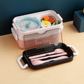 Axyaa Stainless Steel Double Layer Lunch Box Set