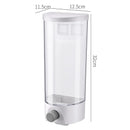 Axyaa Food Storage Box - Transparent Wall-Mounted Container for Kitchen Organization