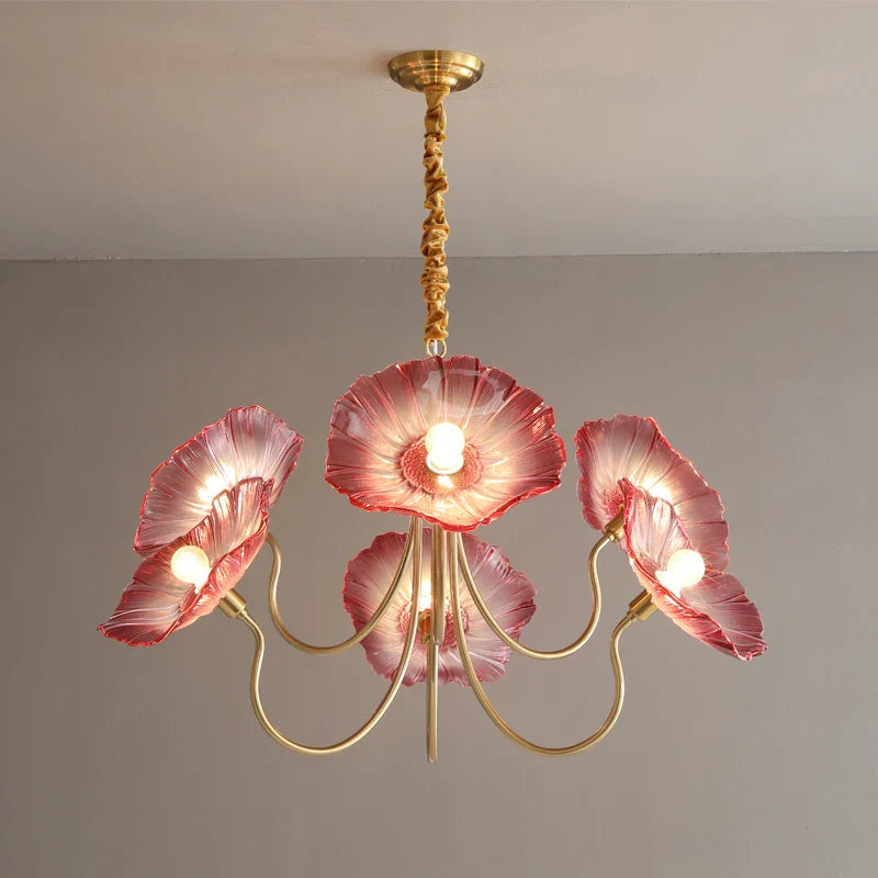 Axya Modern Nordic Flower Chandelier for Living & Dining Room