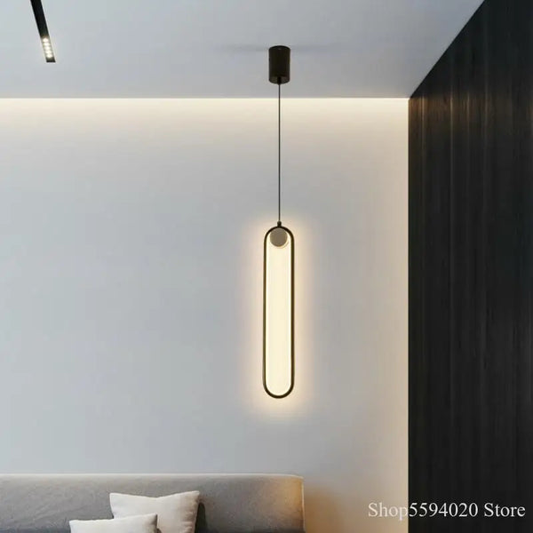 Axyaa Nordic Minimalist LED Chandelier for Bedroom and Living Room