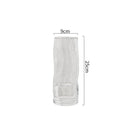 Axyaa Clear Glass Vase: Stylish Cylinder for Hydroponic Flowers and Home Decor