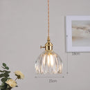 Axyaa Nordic Purple Glass LED Pendant Light - Modern Hanging Lamp for Home and Hospitality