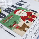 Axyaa Christmas Retro Fabric Napkins Set - Festive Table Decor for Home & Restaurant