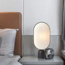 Axyaa Metal LED Bedside Table Lamp for Modern Home Decor Lighting