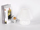 Nordic Glass Desk Lamp by Axyaa: Colorful LED Table Light for Bedroom
