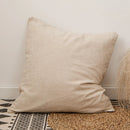 Axyaa Fringed Pillow Case Cotton Linen Cushion Cover in Various Colors & Sizes