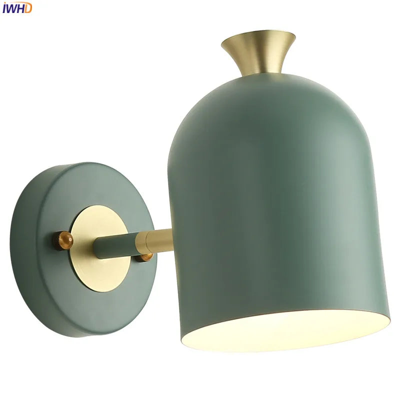 Axyaa Nordic LED Wall Light for Bedroom Bathroom Stair Mirror - Modern Simple Sconce