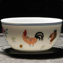 Axya Chinese Style Handmade Antique Bone Chicken Cup Tea Wine Water Cup