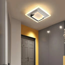 Axyaa Modern LED Ceiling Lamp in Black and White for Various Spaces