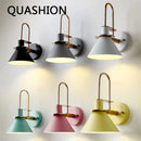 Axya Horn LED Wall Lamp: Nordic Colorful Iron Sconce for Home Decor
