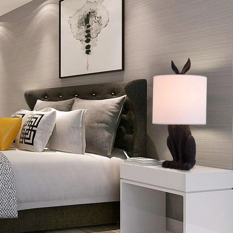 Axyaa Modern Rabbit Table Lamp for Home Decor