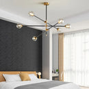 Axyaa Geometric Glass Ball Chandelier Pendant Lights LED Lighting - North Magic Bean Style