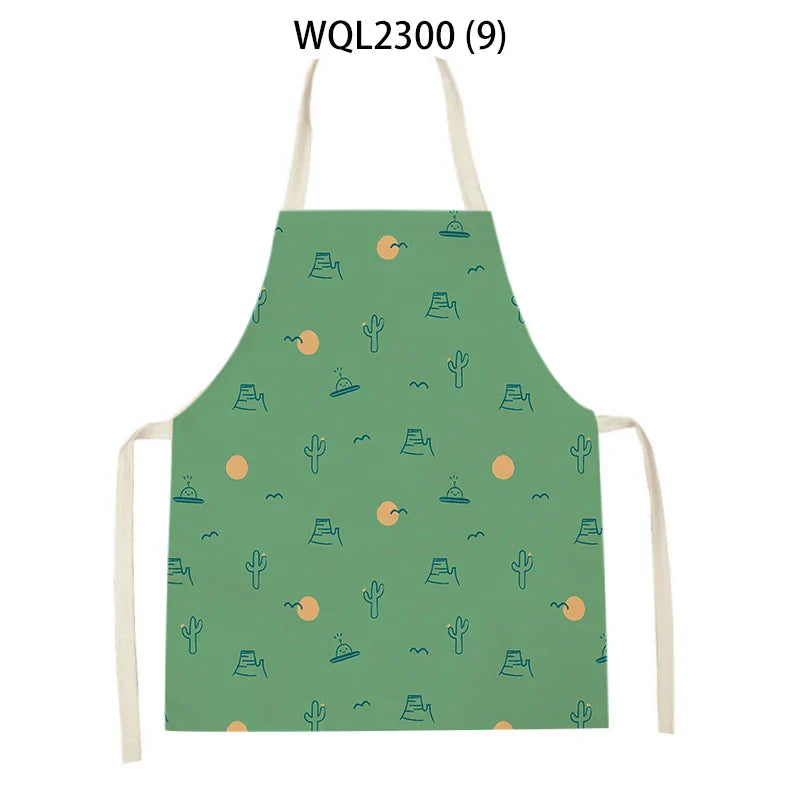Axyaa Nordic Clouds Apron for Home Cooking & Baking