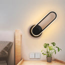 Axyaa Modern 12W LED Wall Lamp 330° Rotatable Bedside Sconce Indoor Lighting