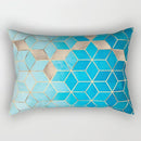 Axyaa Rectangle Lumbar Cushion Cover for Home Sofa Decoration