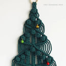 Axyaa Macrame Christmas Tree Boho Wall Hanging Tapestry - Handwoven Bohemian Decor